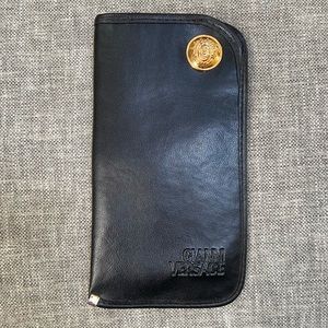 Versace Sunglasses Case Leather